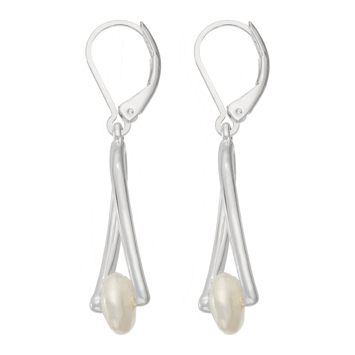 ARETES NAPIER WHITE PEBBLES PLATA