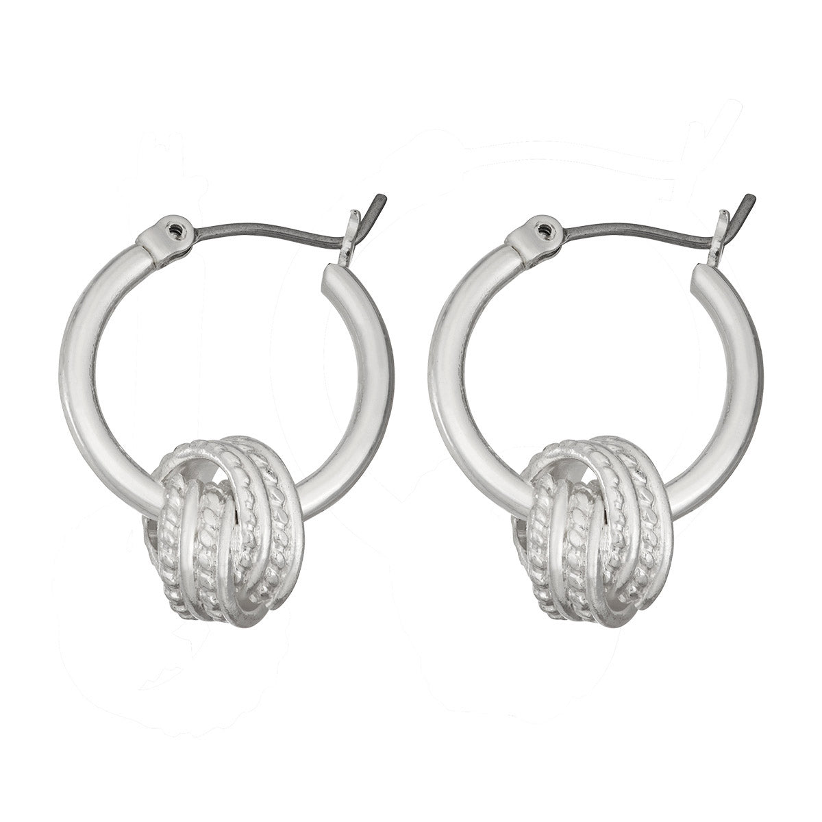 ARETES NAPIER N1 METAL EARS PLATA