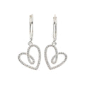 ARETES NAPIER SOCIAL CZ EARS M3 PLATA