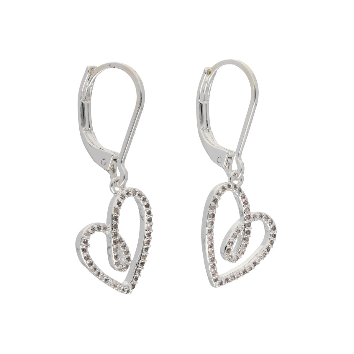 ARETES NAPIER SOCIAL CZ EARS M3 PLATA