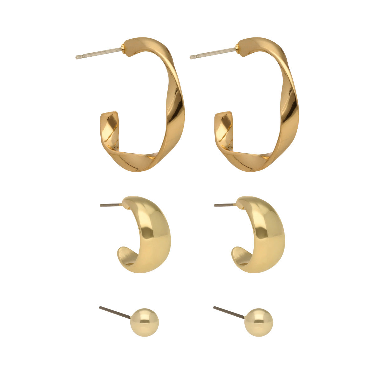 ARETES NAPIER METAL EARS A3 ORO