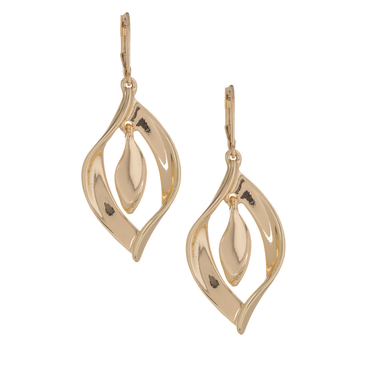 ARETES NAPIER TWISTED PETALS ORO