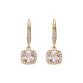ARETES NAPIER COLOR dorado FORMA CUADRADA 17G02308