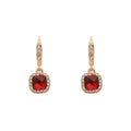 ARETES NAPIER COLOR dorado FORMA CUADRADA 17G02753