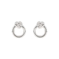 ARETES NAPIER COLOR plateado FORMA CIRCULAR 17G02904