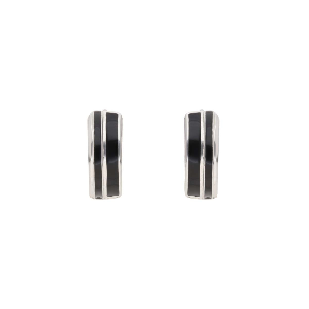 ARETES NAPIER COLOR PLATEADO FORMA CIRCULAR 17G03080