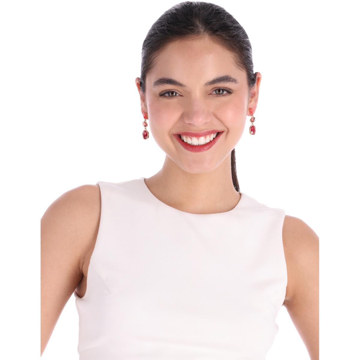 ARETES NAPIER COLOR dorado FORMA CIRCULAR 17G03143