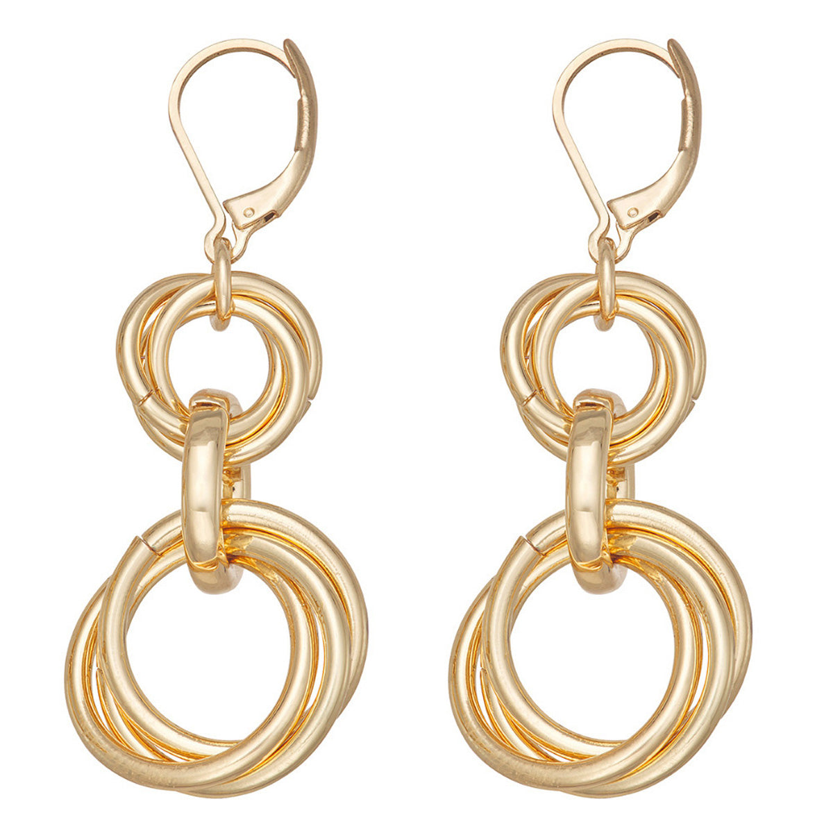 ARETES NAPIER COLOR DORADO FORMA CADENA 17G03159