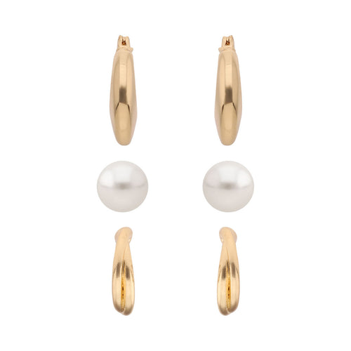 ARETES NAPIER COLOR DORADO DIFERENTES DISEÃ‘OS 17G03202
