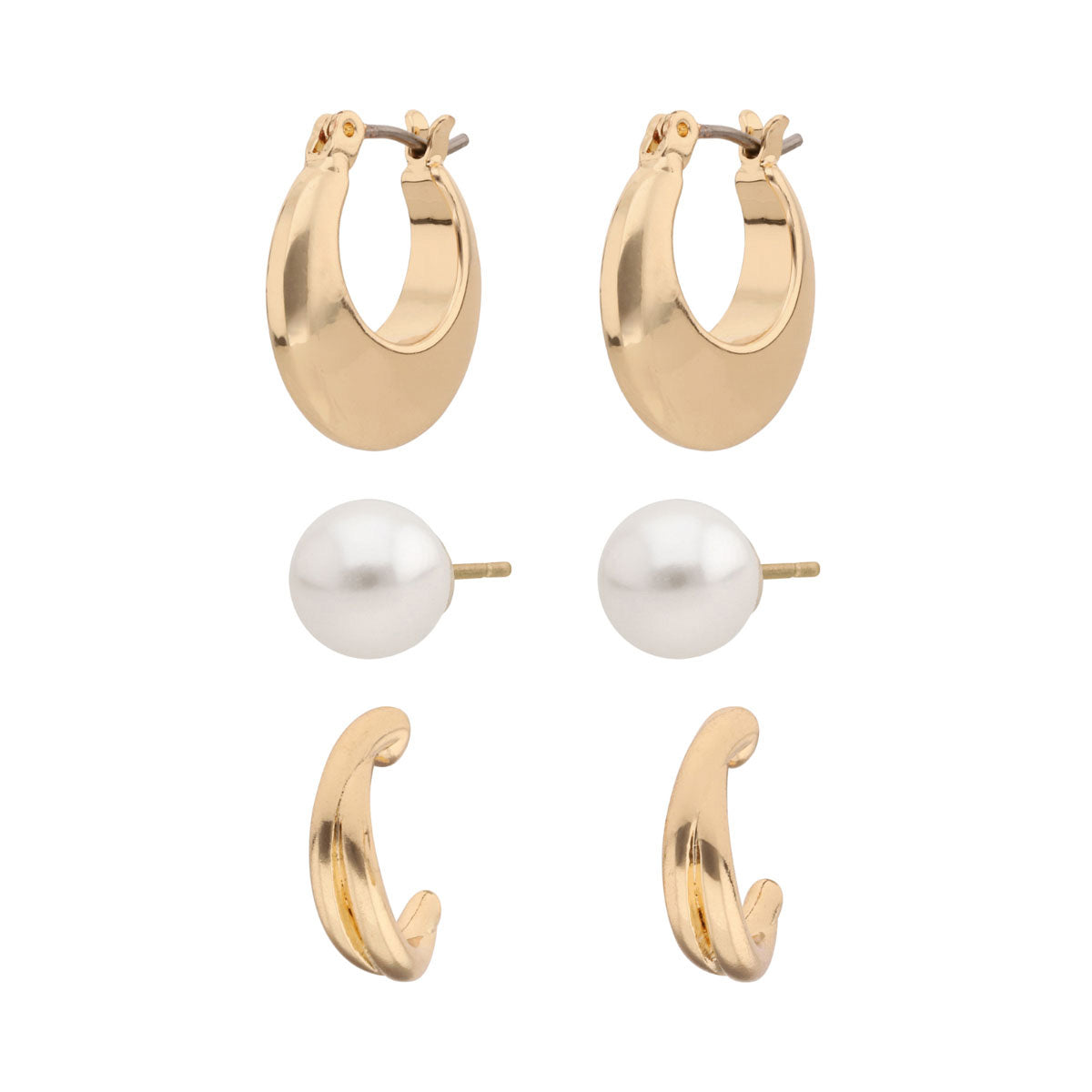 ARETES NAPIER COLOR DORADO DIFERENTES DISEÃ‘OS 17G03202