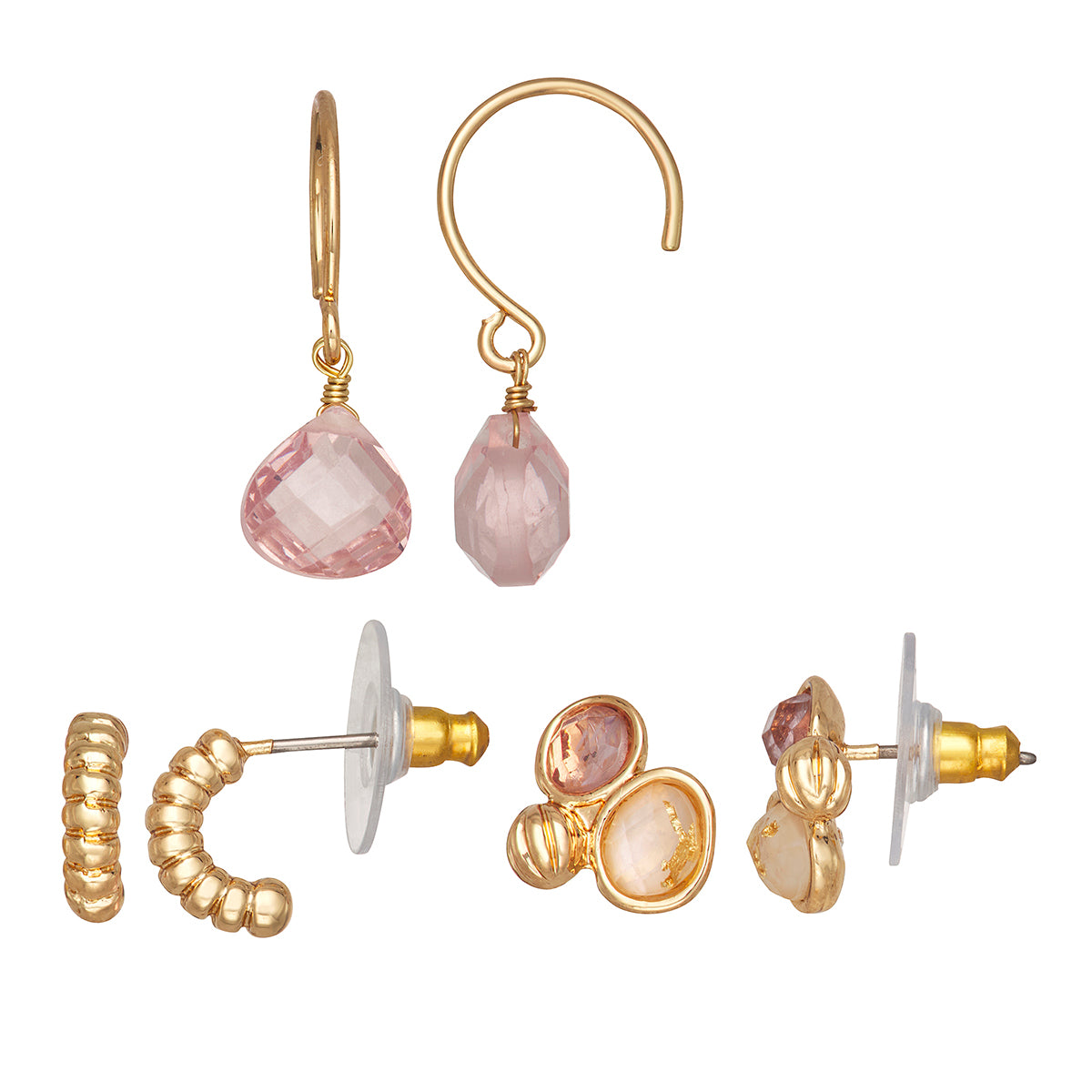 ARETES NAPIER PE SUMMER ABALONE TRIO - GLD/MLT DORADO