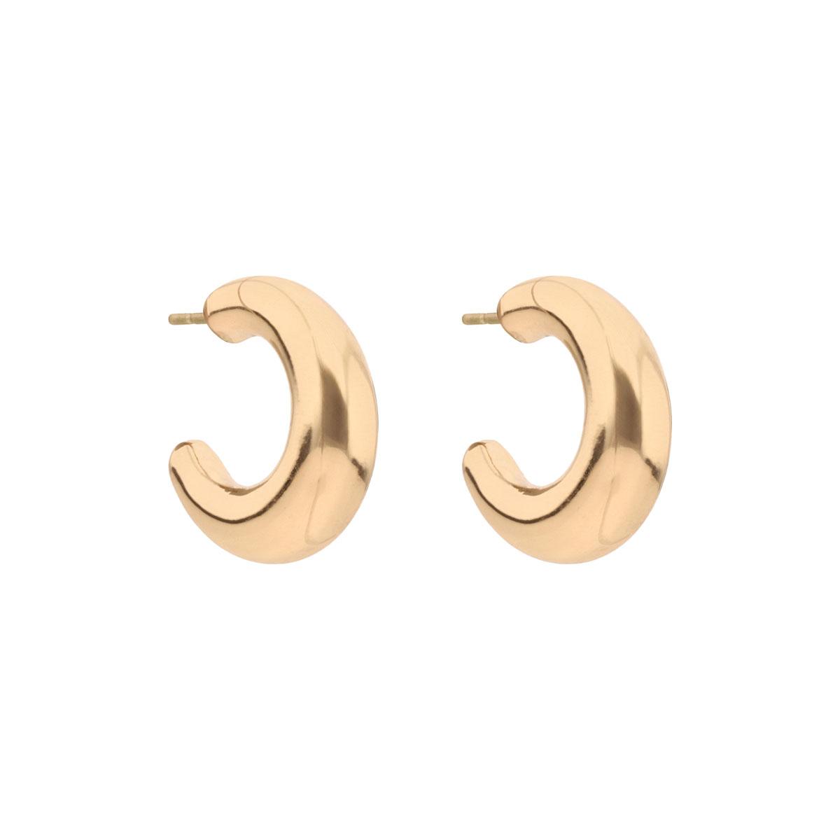 ARETES NAPIER COLOR DORADO FORMA LETRA C 17G03233