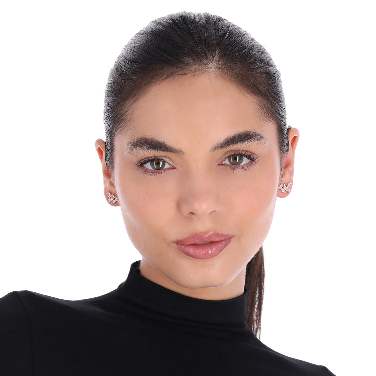 ARETES NAPIER SOCIAL CZ EARS M2 CRISTAL