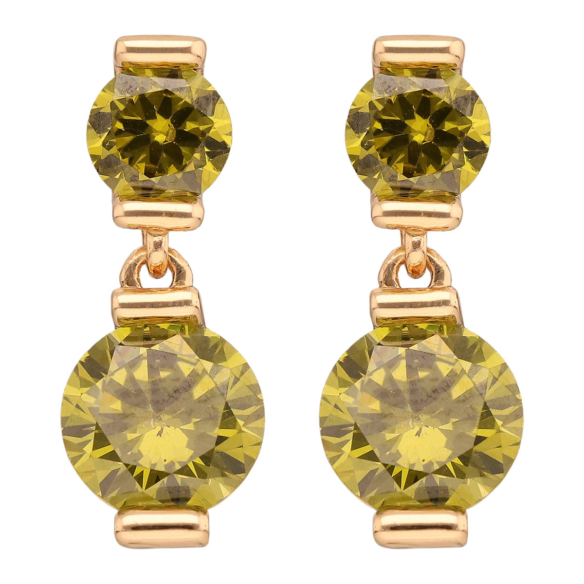 ARETES NAPIER SOCIAL CLR CZ KEY ITEM EARS ESMERALDA