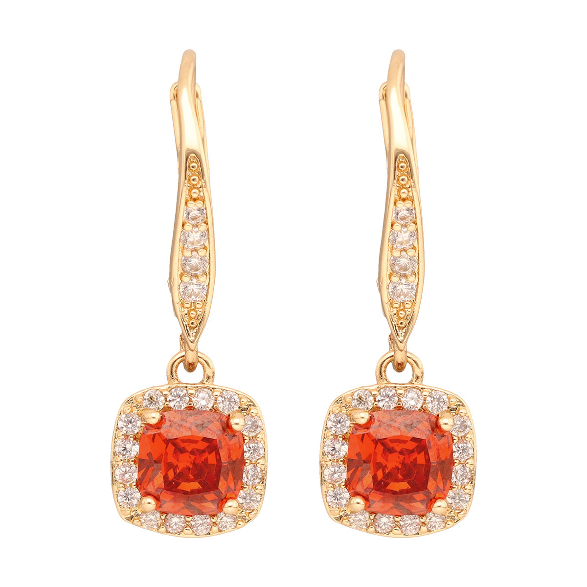 ARETES NAPIER SOCIAL CLR CZ KEY ITEM EARS SIAM