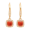 ARETES NAPIER SOCIAL CLR CZ KEY ITEM EARS SIAM