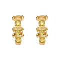 ARETES NAPIER SOCIAL CLR CZ KEY ITEM EARS GREEN