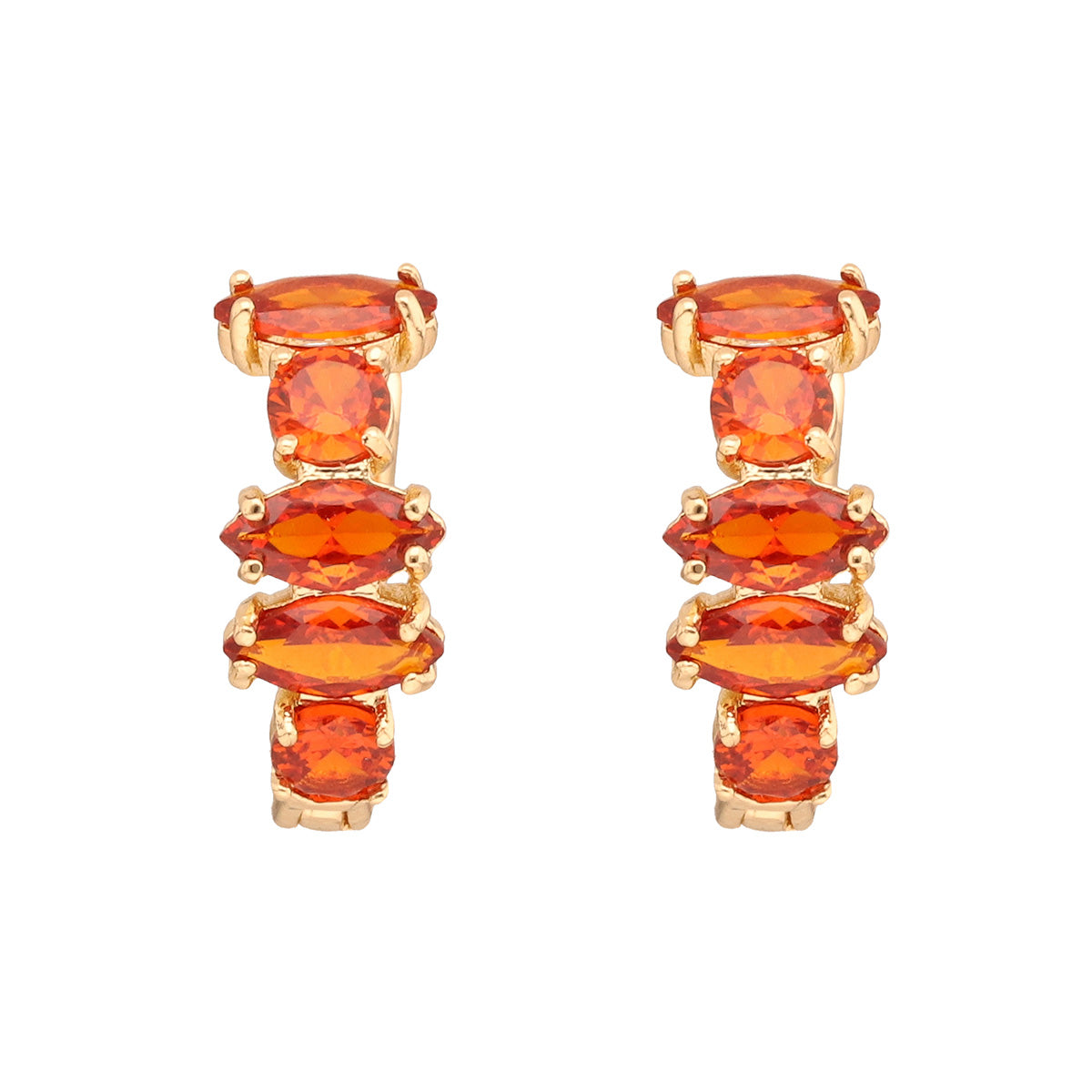 ARETES NAPIER SOCIAL CLR CZ KEY ITEM EARS SIAM