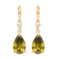 ARETES NAPIER SOCIAL CLR CZ KEY ITEM EARS ESMERALDA