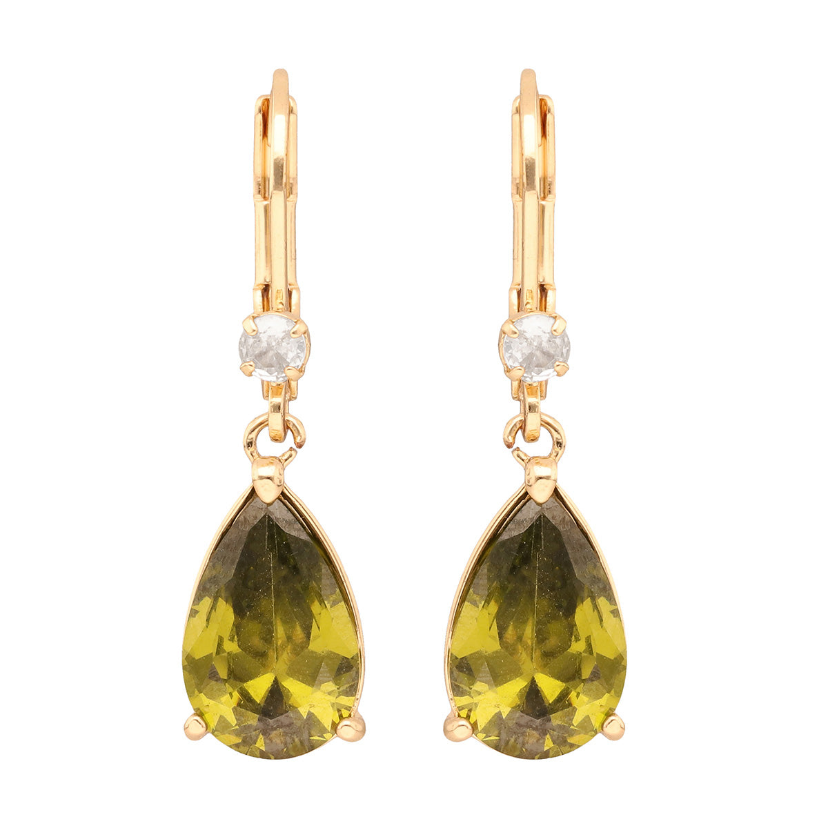 ARETES NAPIER SOCIAL CLR CZ KEY ITEM EARS ESMERALDA