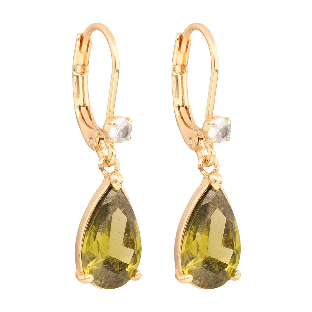 ARETES NAPIER SOCIAL CLR CZ KEY ITEM EARS ESMERALDA