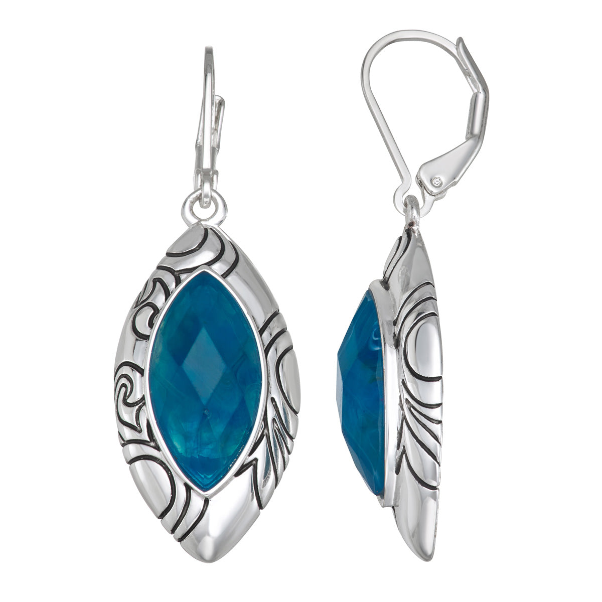 ARETES NAPIER WESTSIDE AZUL