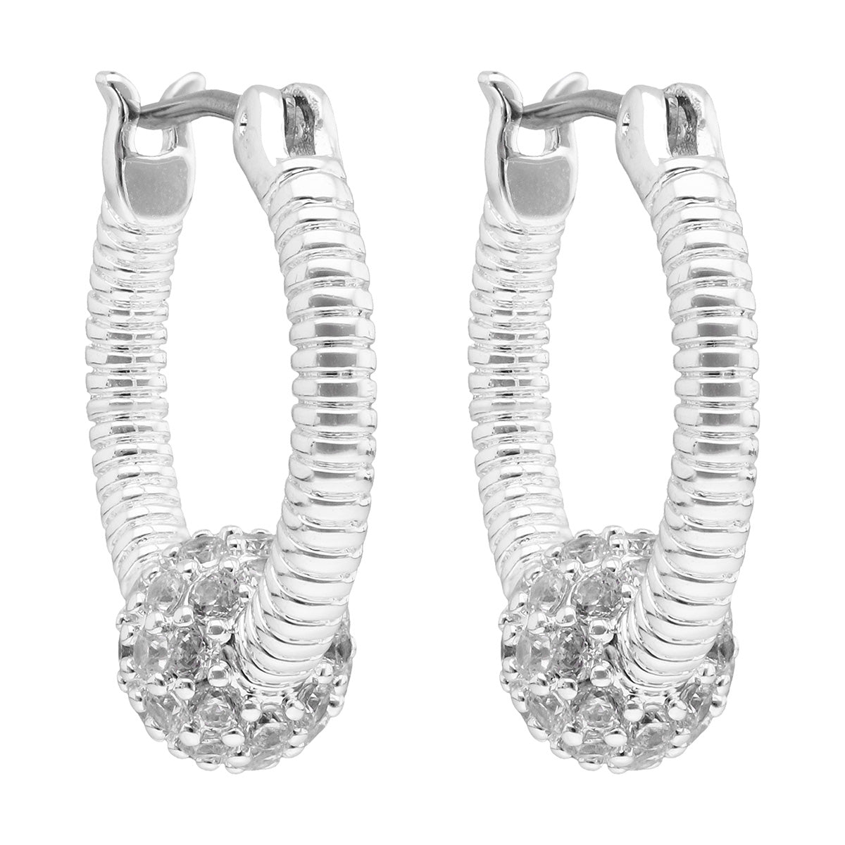 ARETES NAPIER SOCIAL CZ EARS M2 CRISTAL