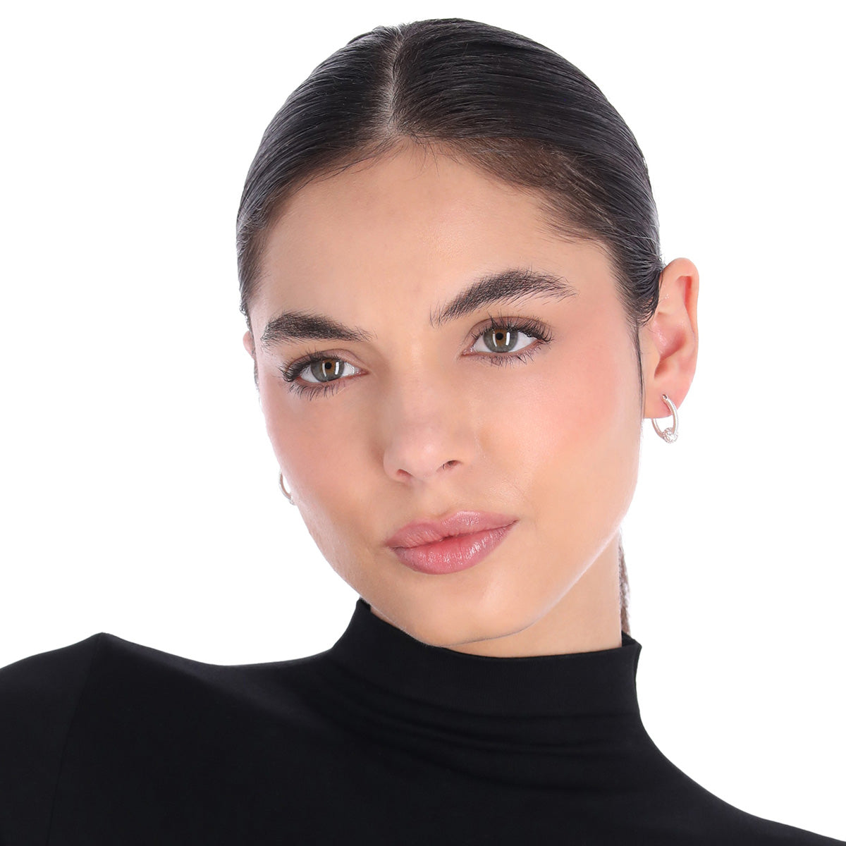 ARETES NAPIER SOCIAL CZ EARS M2 CRISTAL