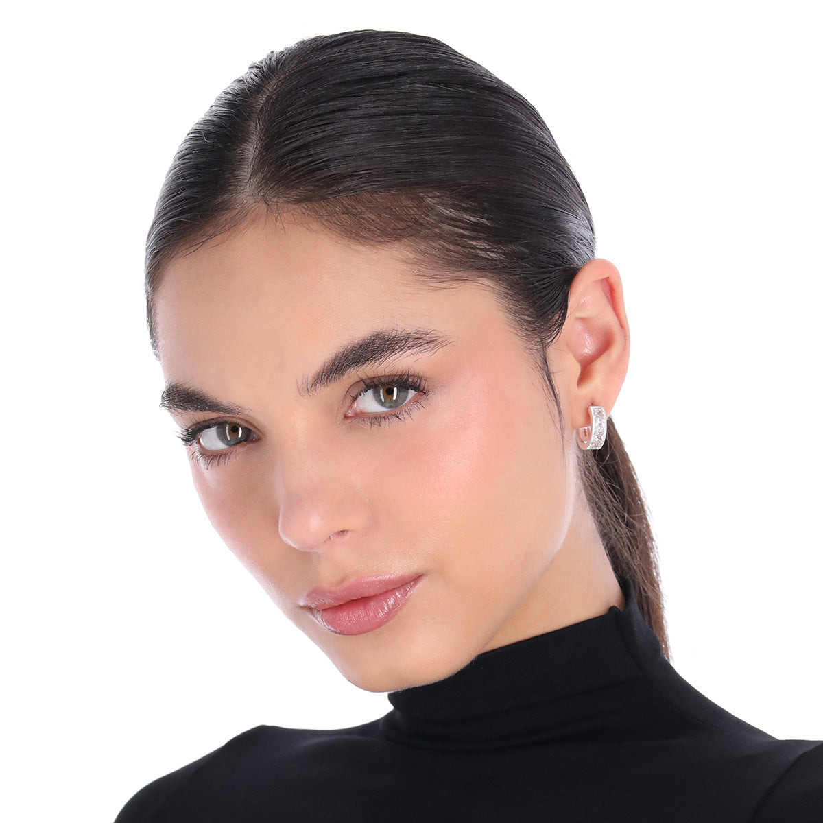 ARETES NAPIER SOCIAL CZ EARS M1 CRISTAL