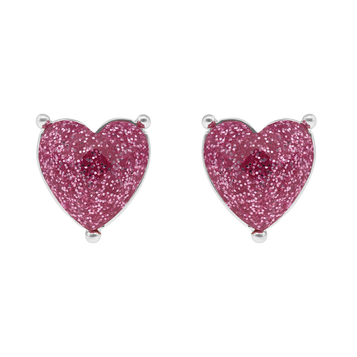 ARETES NAPIER LOVE HEARTS ROSA