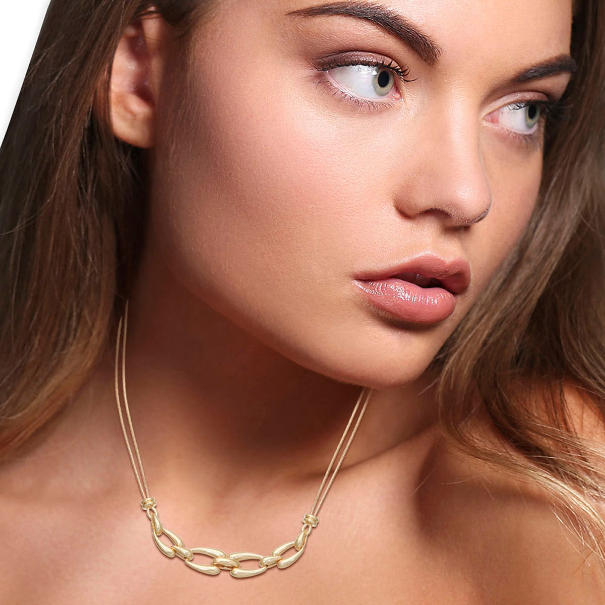 COLLAR NAPIER ORGANIC GOLD DORADO