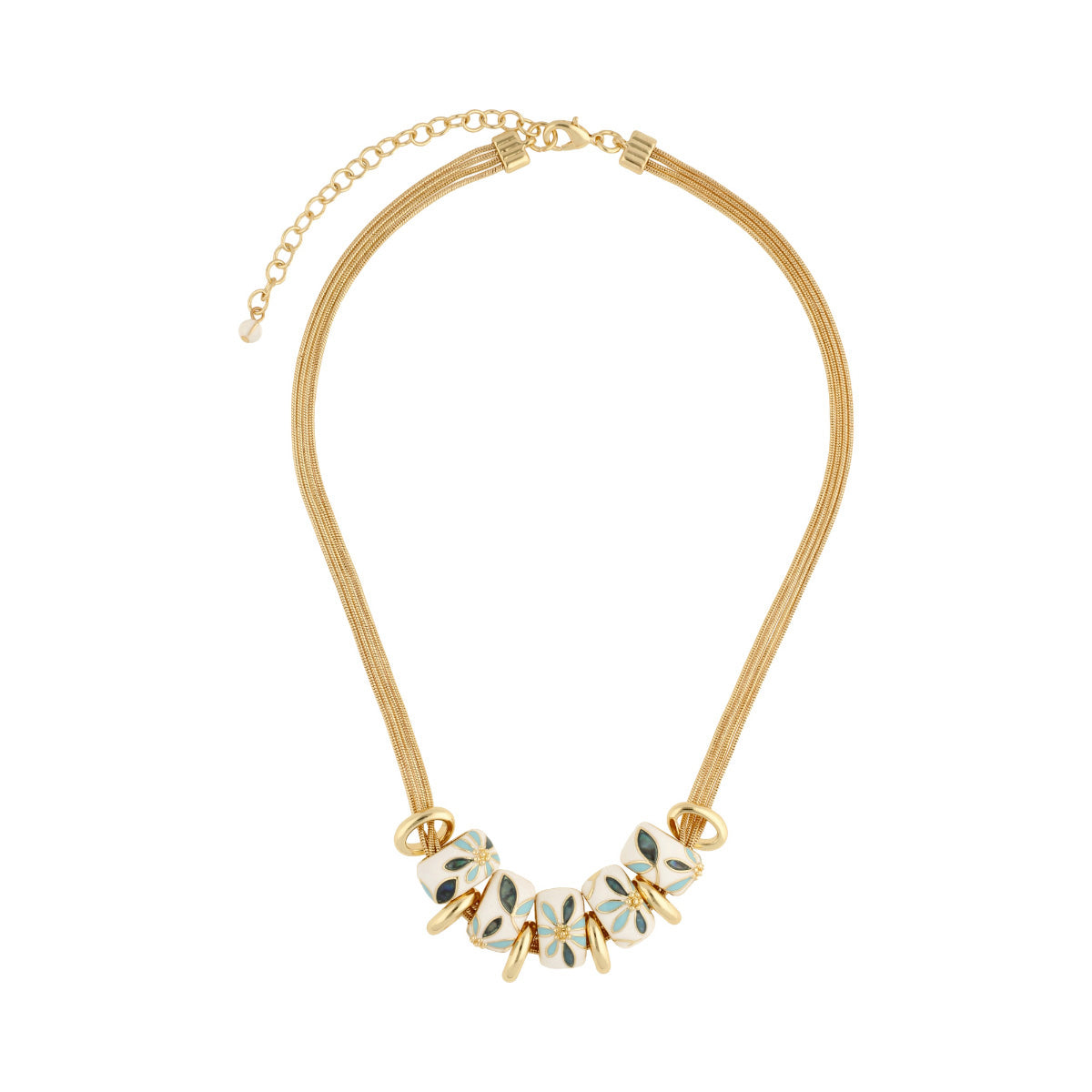 COLLAR NAPIER SPRING BLOOMS ORO
