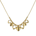 COLLAR NAPIER TWISTED PETALS ORO