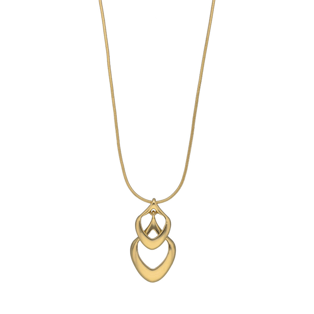 COLLAR NAPIER TWISTED PETALS ORO