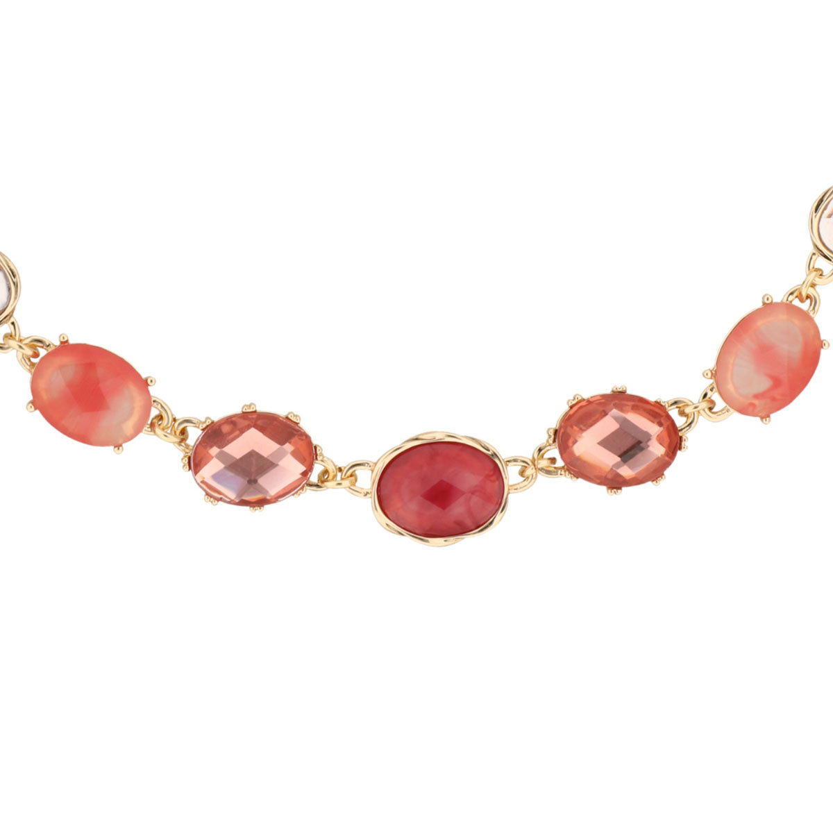 Collar Color Dorado, Napier, Forma Circular Tipo Largo Con Incrustaciones Tipo Piedra, Cierre Tipo Pinza Ajustable, Familia Nk 16In Berry Sweet Collar - Gld/Mlt, Contenido 1 Collar