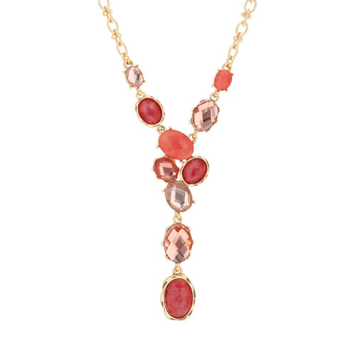 COLLAR NAPIER NK 16IN BERRY SWEET Y NK - GLD/MLT DORADO