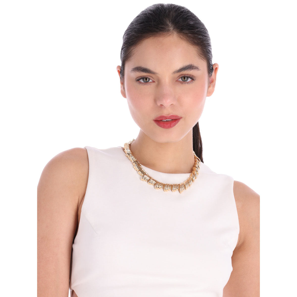COLLAR NAPIER NK 16IN GOLDEN WAVES COLLAR - GLD DORADO