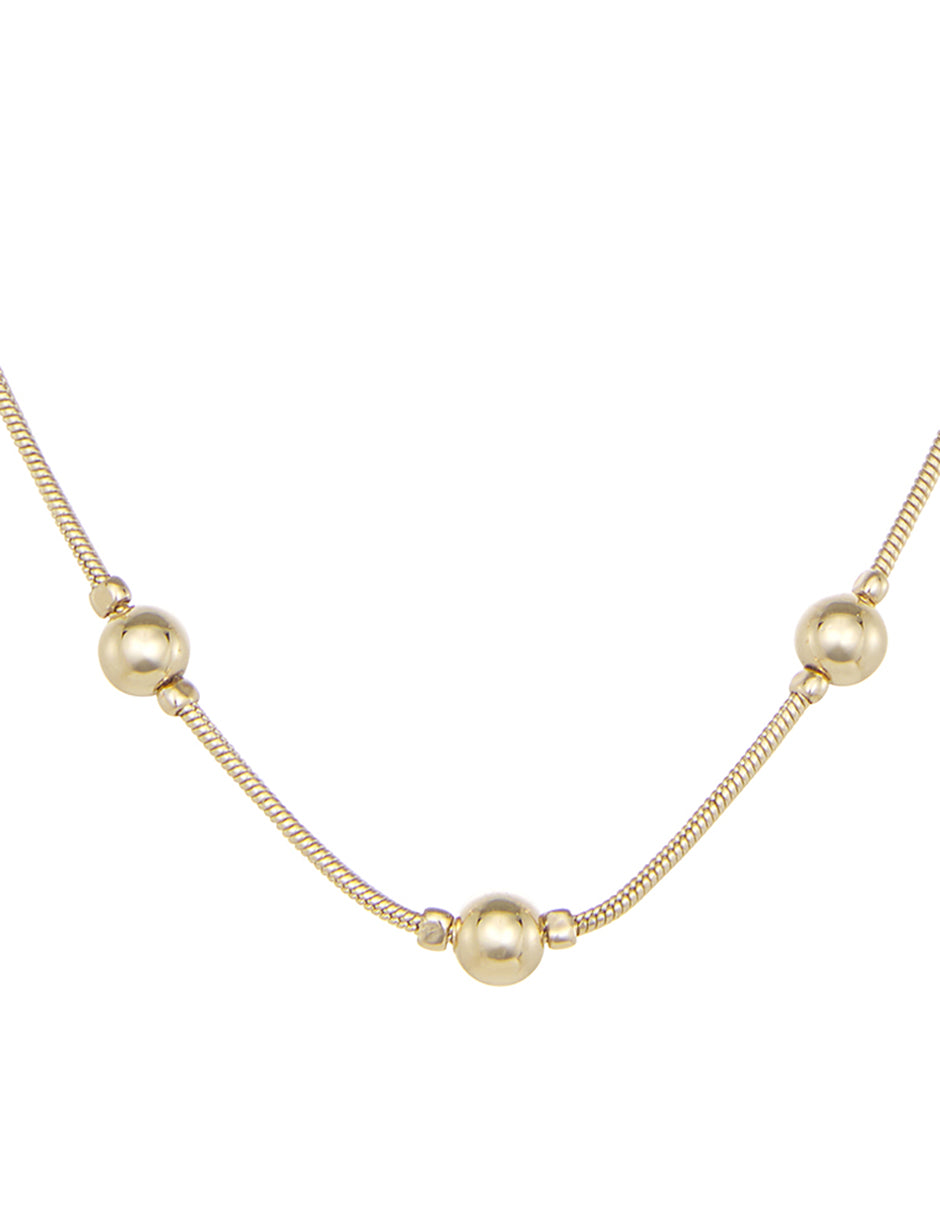 Collar Napier Color Dorado Basic Para Mujer 17N00872