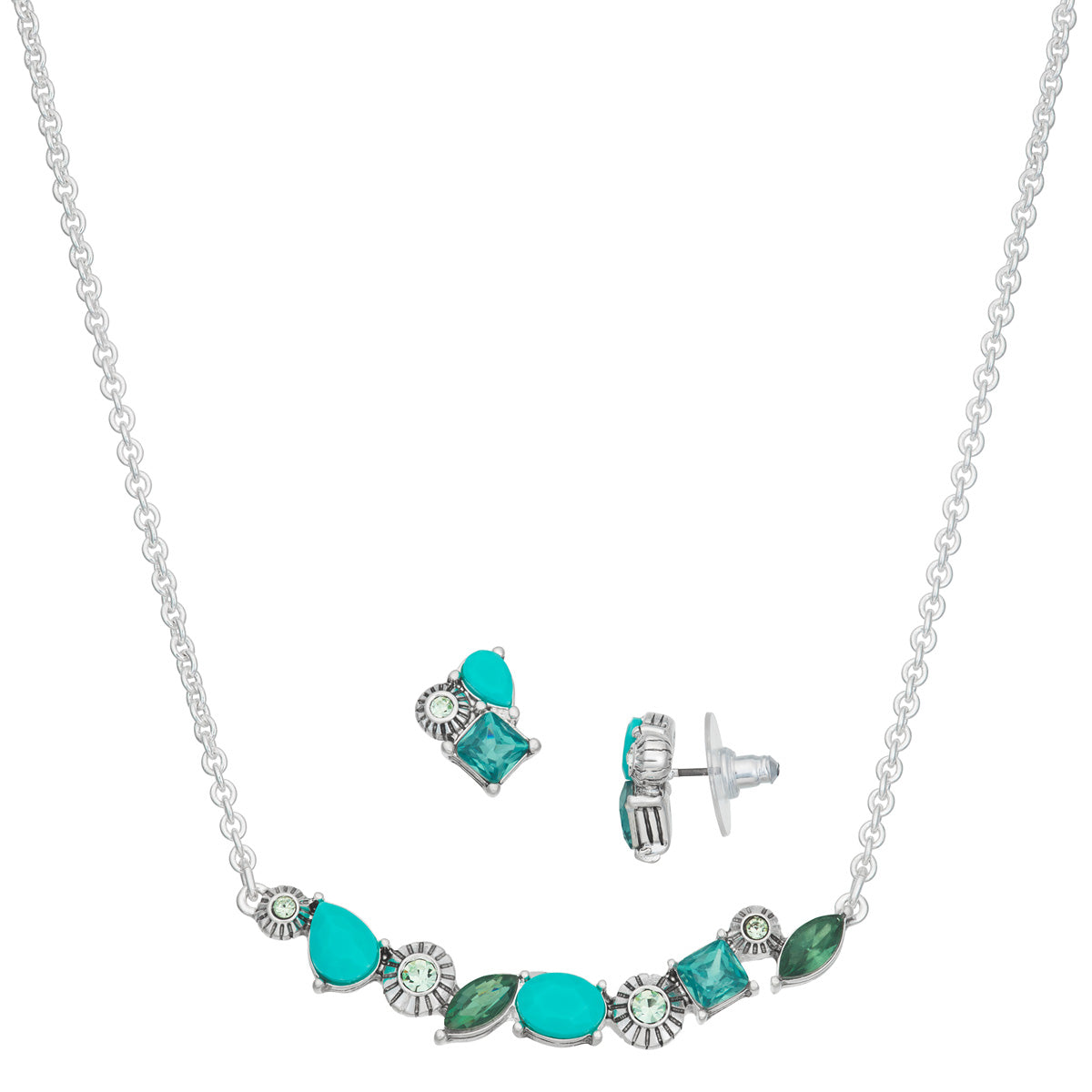 SET NAPIER BEAUTY GEMS PLATA