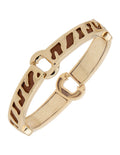 PULSERA NINE WEST ANIMAL INSTINCT DORADO
