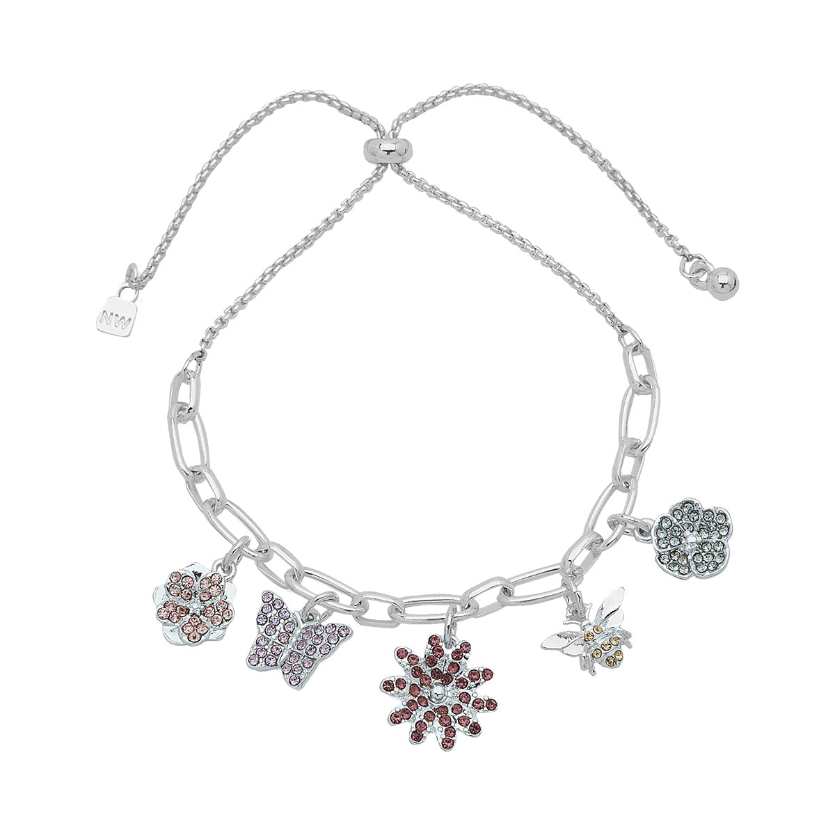 PULSERA NINE WEST AUG MKT 22 BOX 2 PLATA