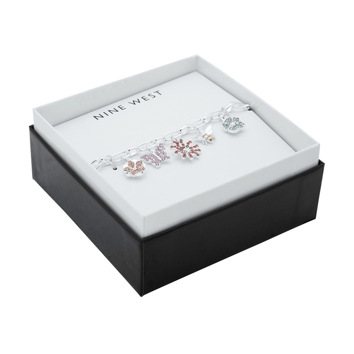PULSERA NINE WEST AUG MKT 22 BOX 2 PLATA