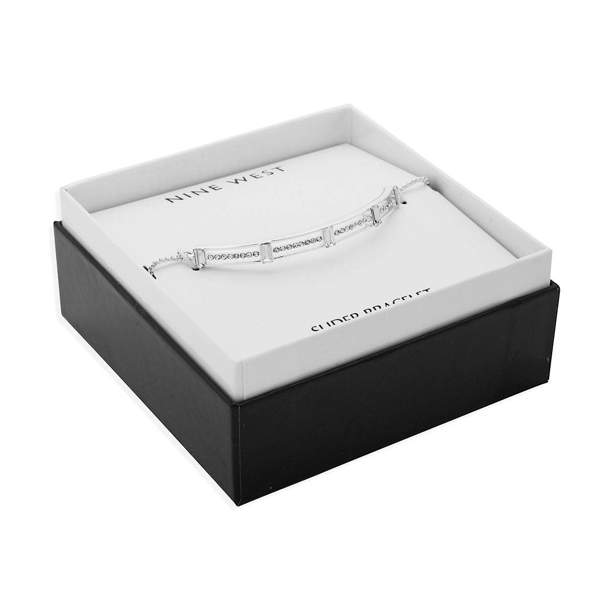 PULSERA NINE WEST NOV SPRING BOX 3 PLATA