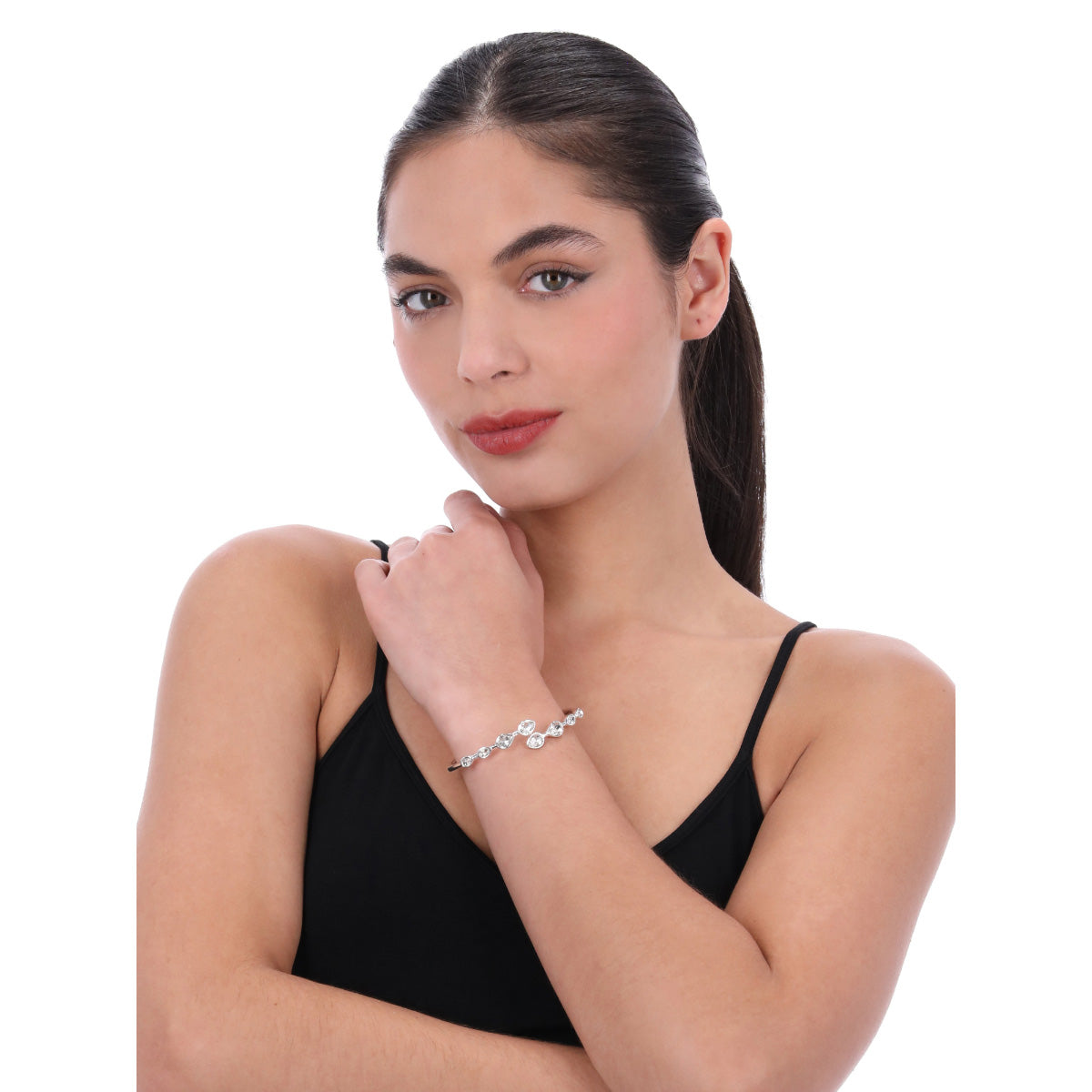 PULSERA NINE WEST NOV MKT BOX 3 PLATEADO