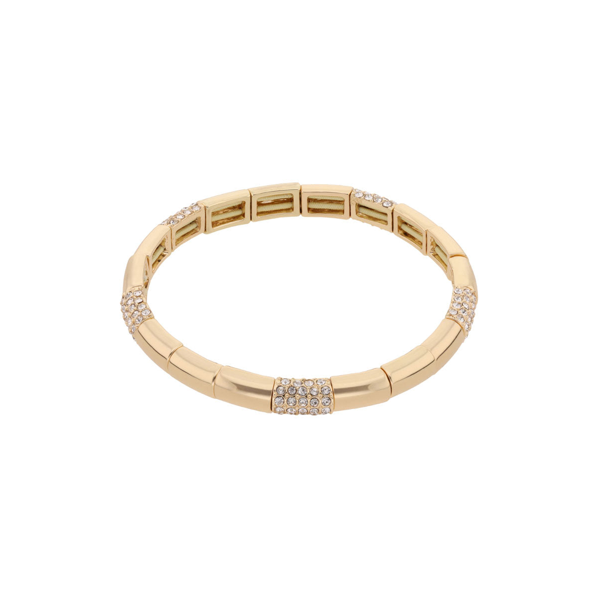 PULSERA NINE WEST PAVE TUNNELS DORADO
