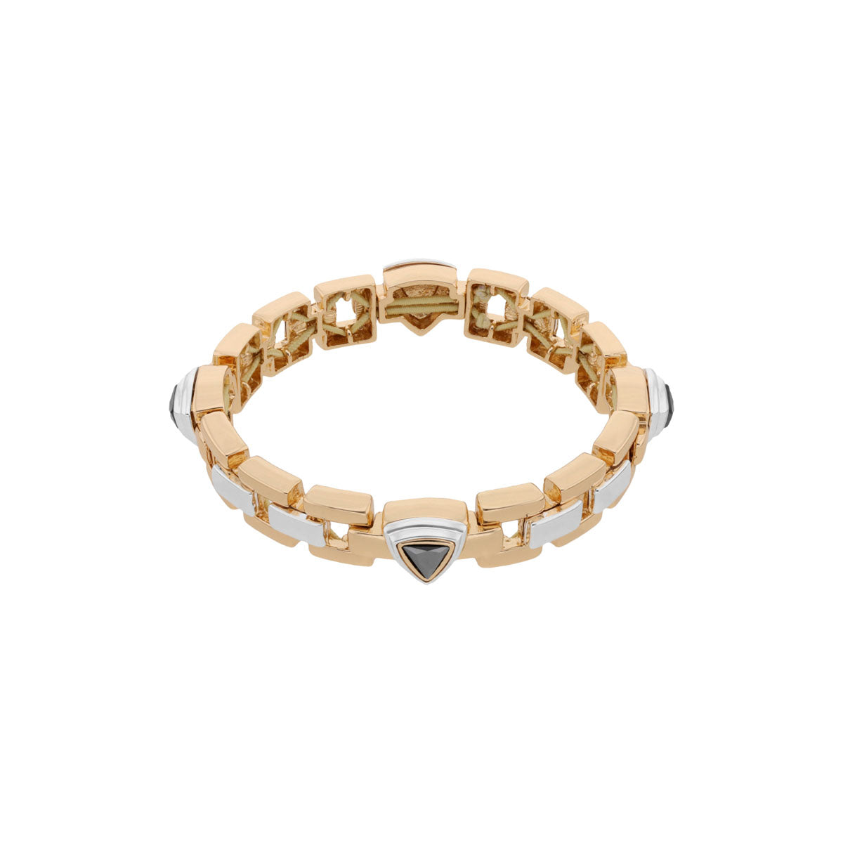 PULSERA NINE WEST TRITONE EMBLEMS BITONO