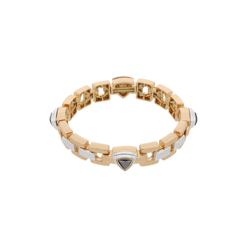 PULSERA NINE WEST TRITONE EMBLEMS BITONO