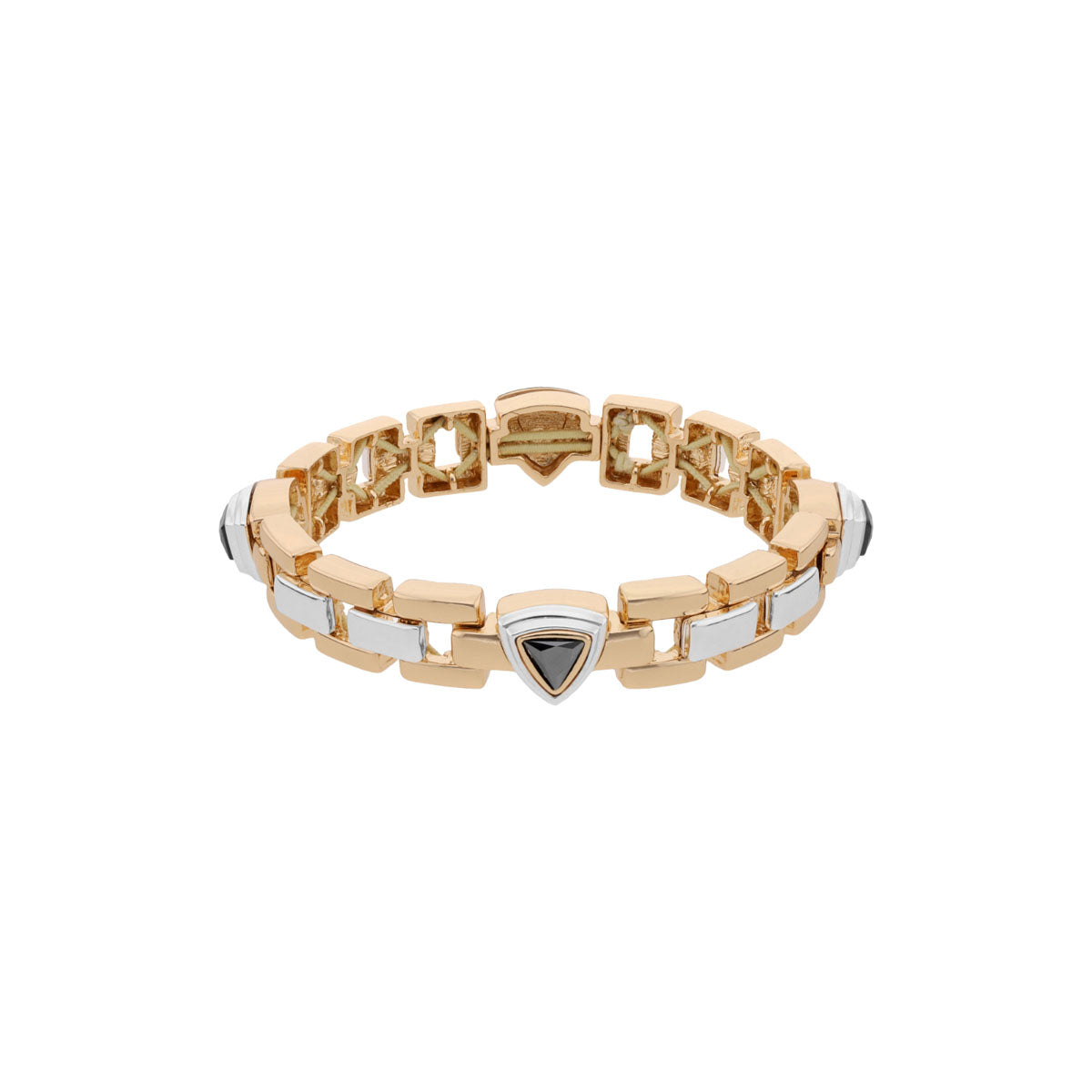 PULSERA NINE WEST TRITONE EMBLEMS BITONO