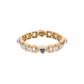 PULSERA NINE WEST TRITONE EMBLEMS BITONO