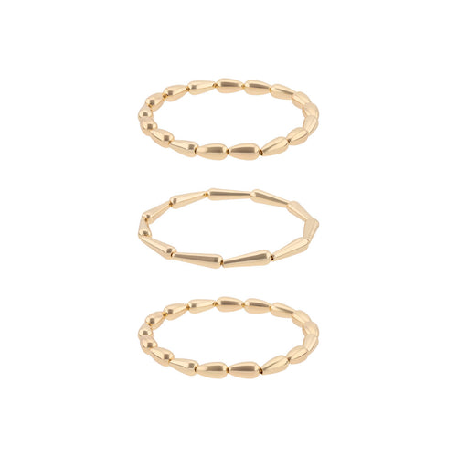 PULSERA NINE WEST GOLD TEARDROP DORADO